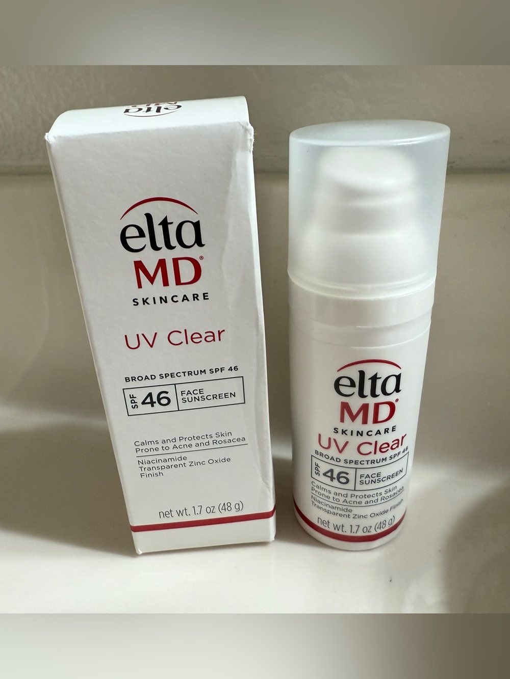 Elta MD Skincare UV Clear Face Mineral Sunscreen Broad Spectrum SPF 46 1.7 oz